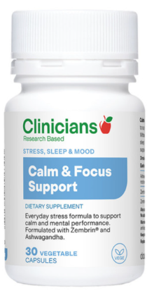 Calm & Focus Support Caps 30s